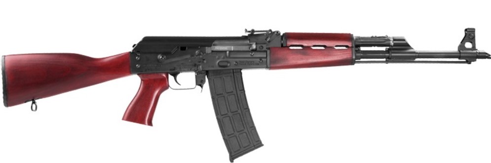 ZASTAVA PAP M90 5.56 AK RIFLE SERBIAN RED FURNITURE 18.25IN CHROME LINED BARREL 1.5MM RECEIVER BULDGED TRUNNION 30RD ZR90556SR - Win Repeating Arms Promotion